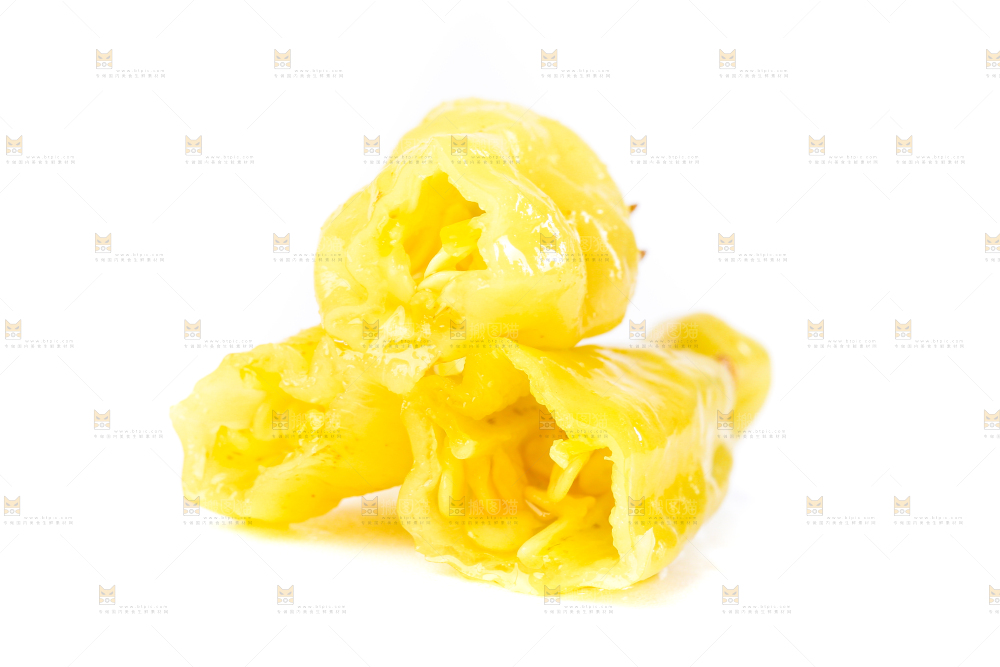 白底上的小米辣椒