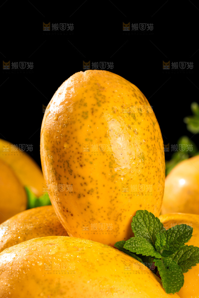 木板上放着雷州红心木瓜