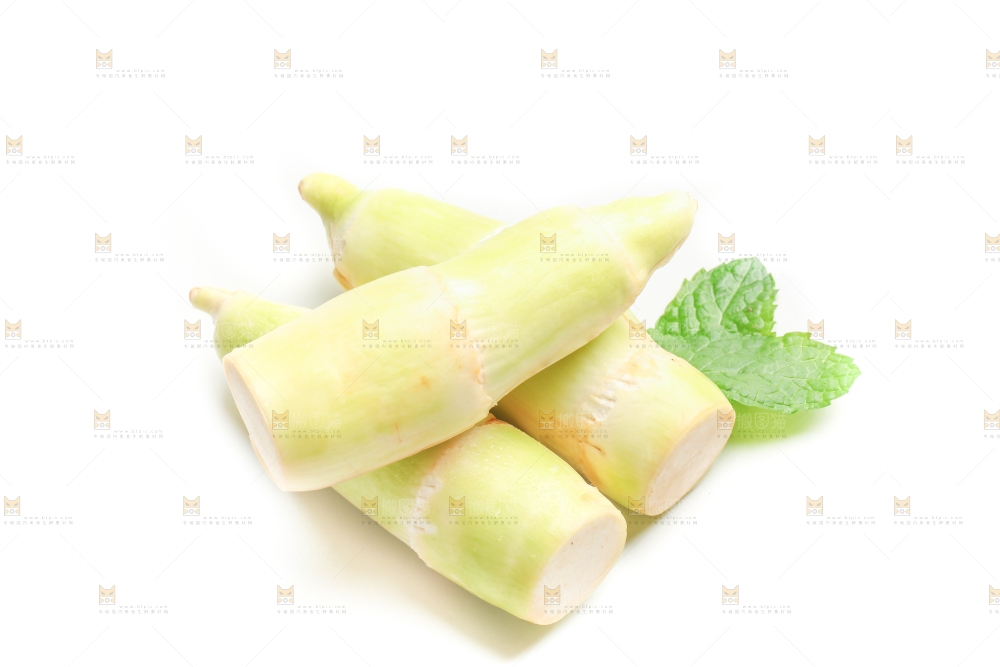 白底上的茭白