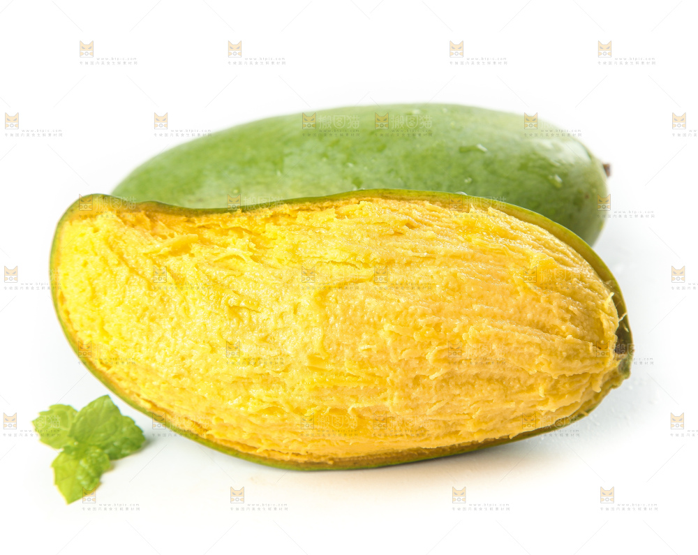 白底上放着青皮桂七芒