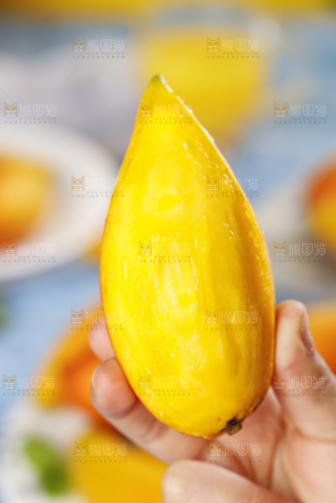 蓝底上的海南辣椒芒
