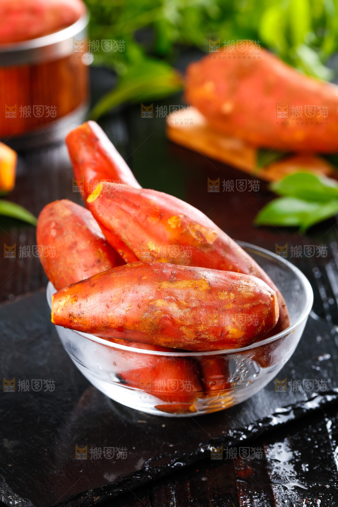 深底上的红心地瓜