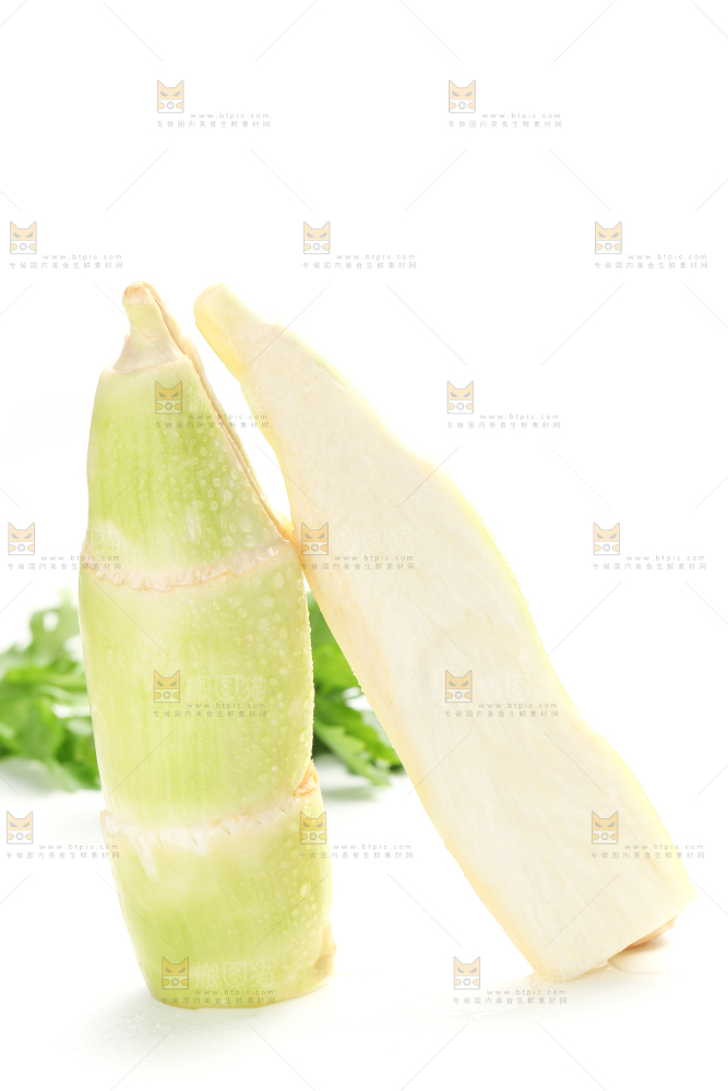 白底上的茭白