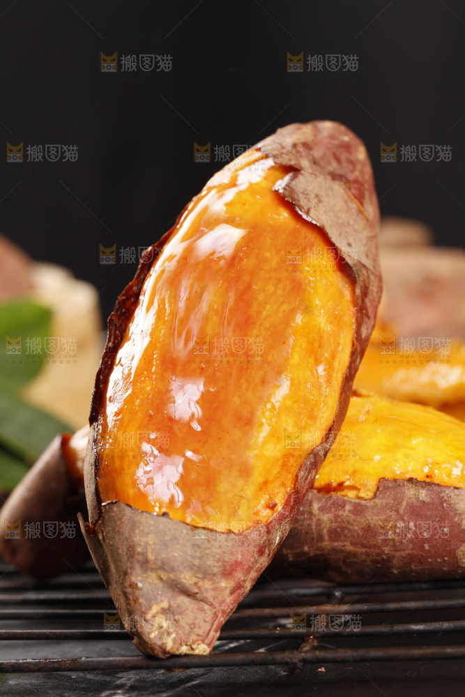 黑底上的山东烟薯
