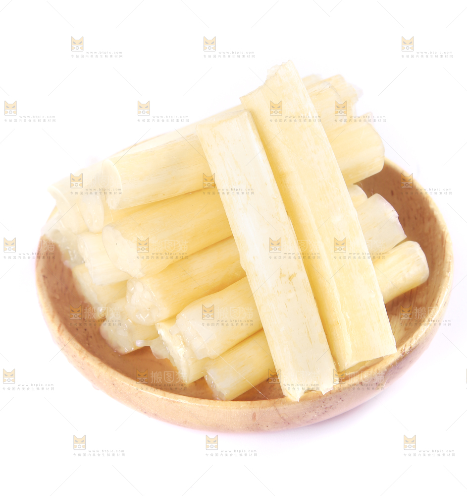 碟子里装着藕带