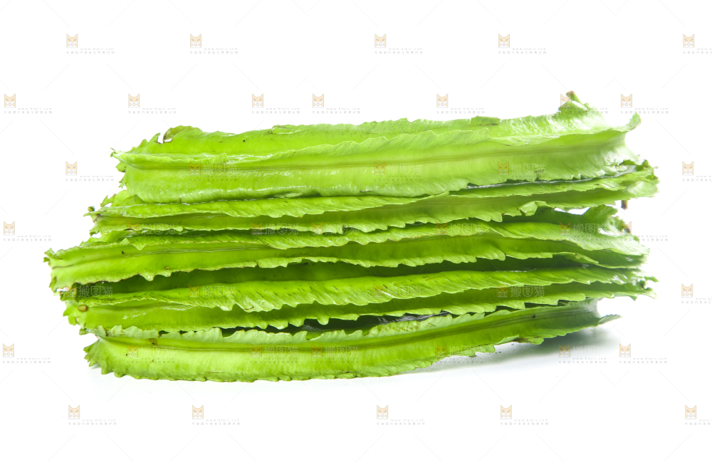 白底上摆放着四棱豆