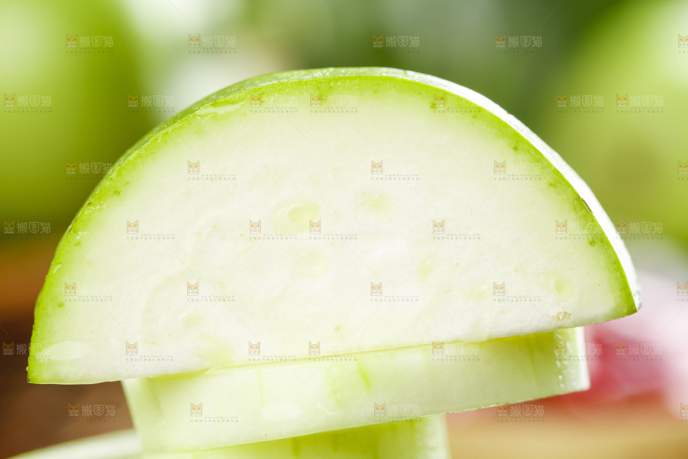 切片的瓠瓜