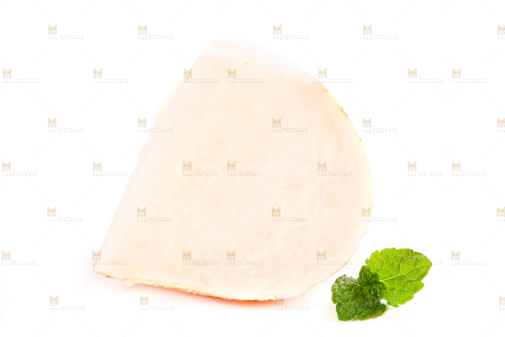 白底上摆放着沙葛