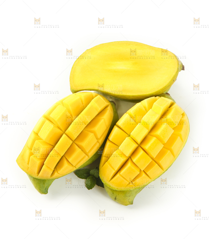 白底上放着新鲜鹰嘴芒