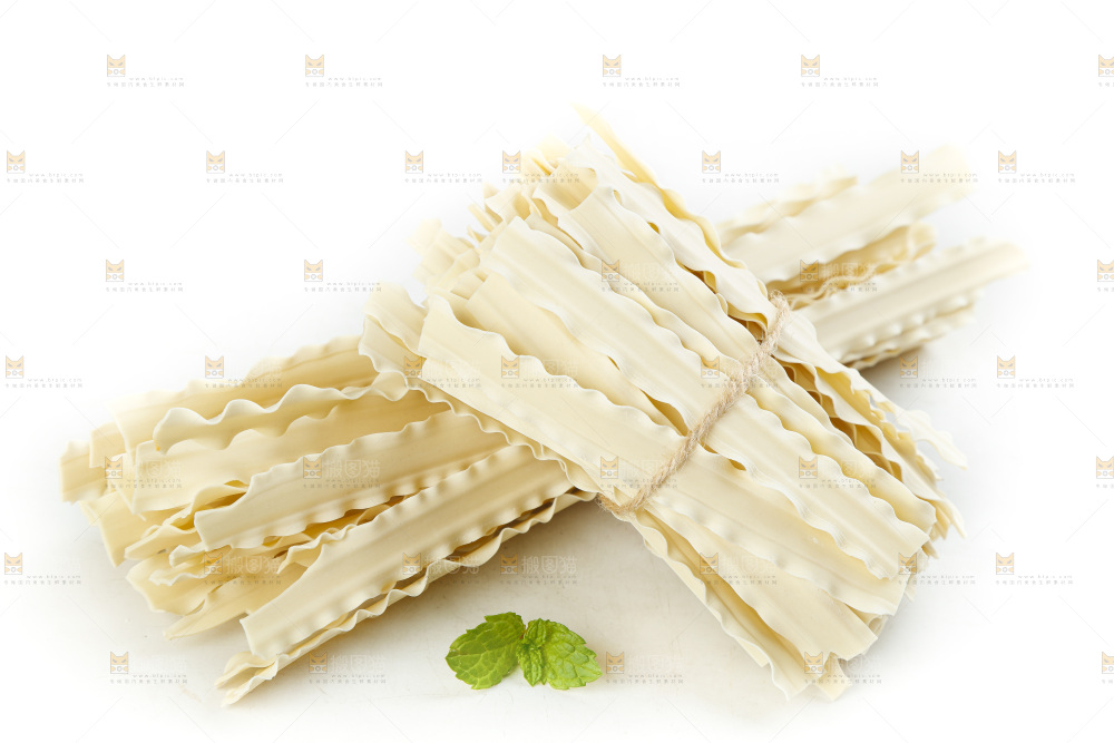 白底上的手工手擀面