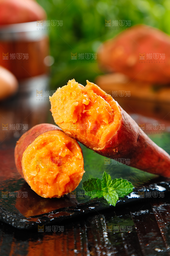 深底上的红心地瓜