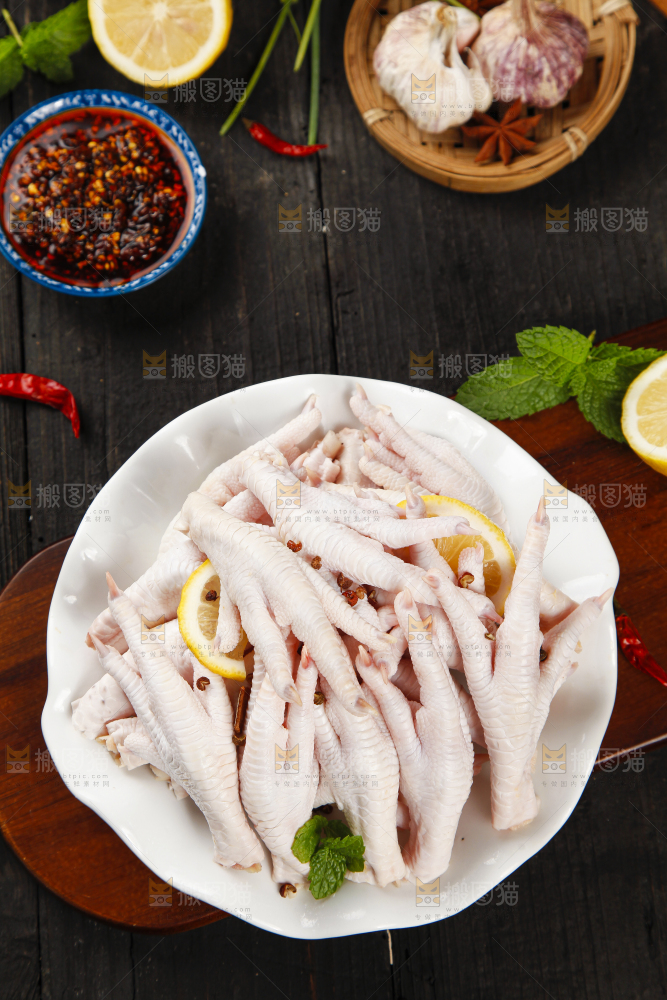 深底上的土鸡爪