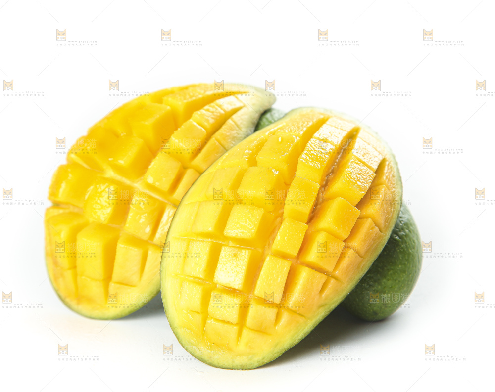 白底上的桂七香芒