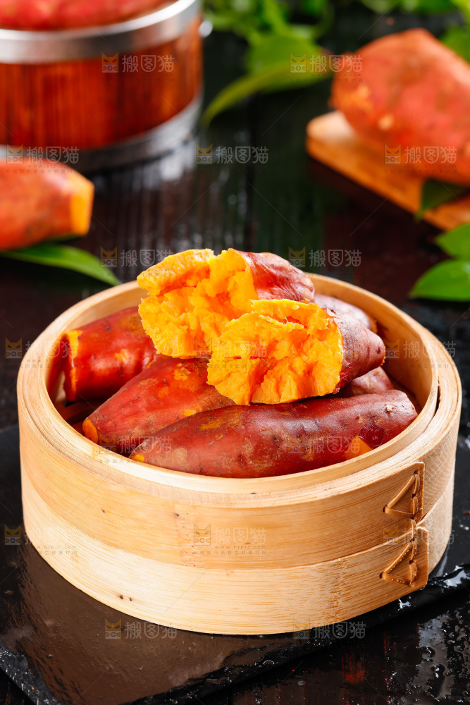 深底上的红心地瓜