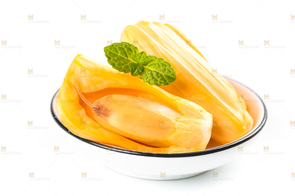 碟子里装着越南菠萝蜜