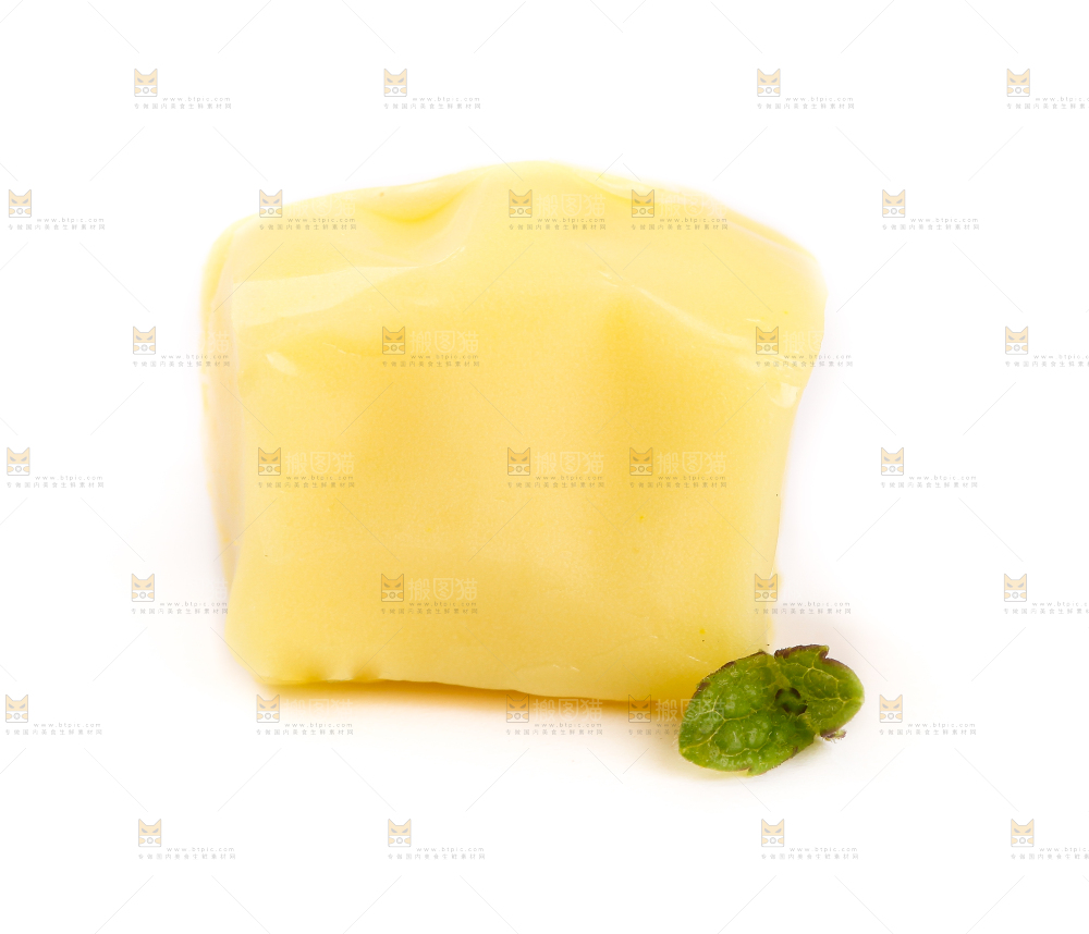 白底上的榴莲味糖果