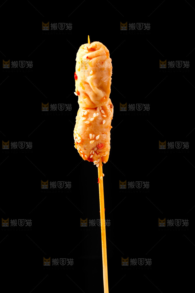 黑底上钵钵鸡食材