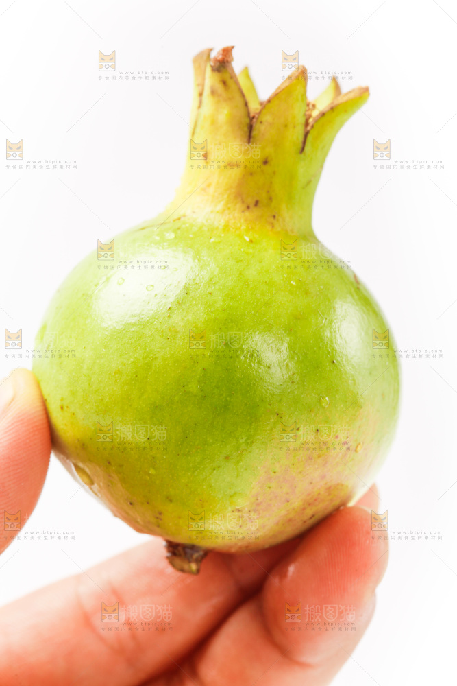 手拿石榴
