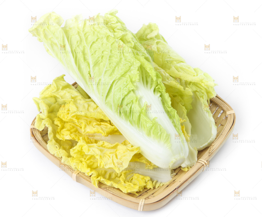 篮子里装着白菜
