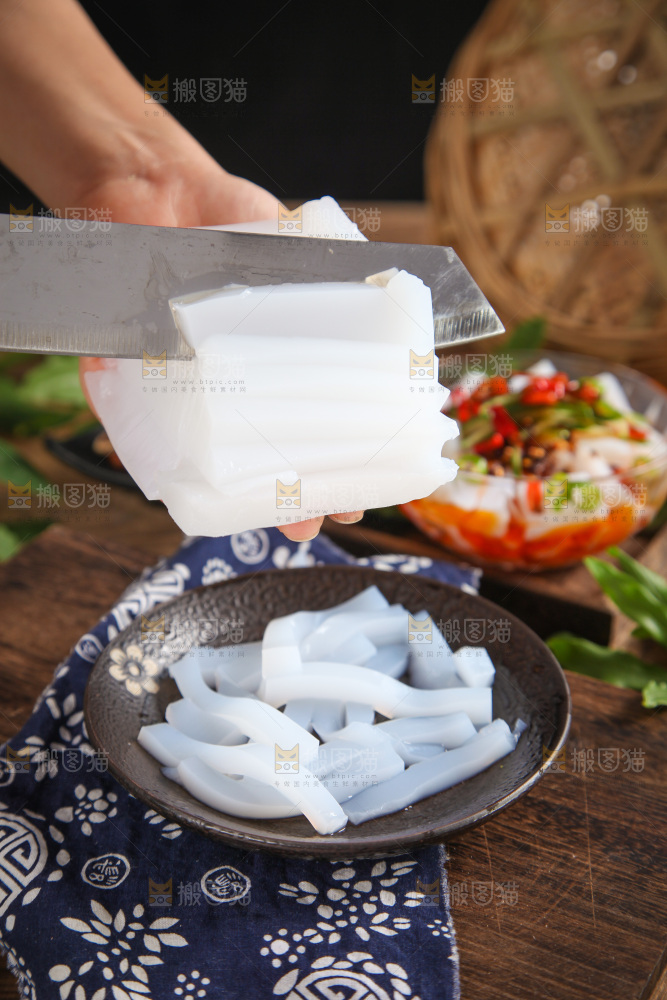 手切白凉粉