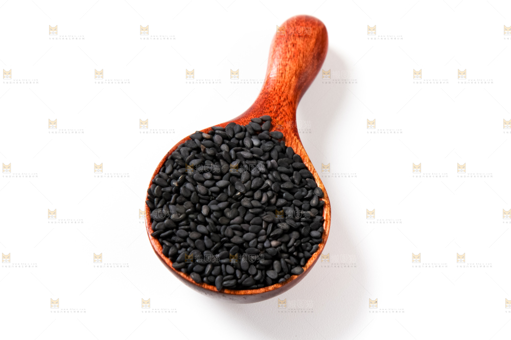 碗里装着黑芝麻