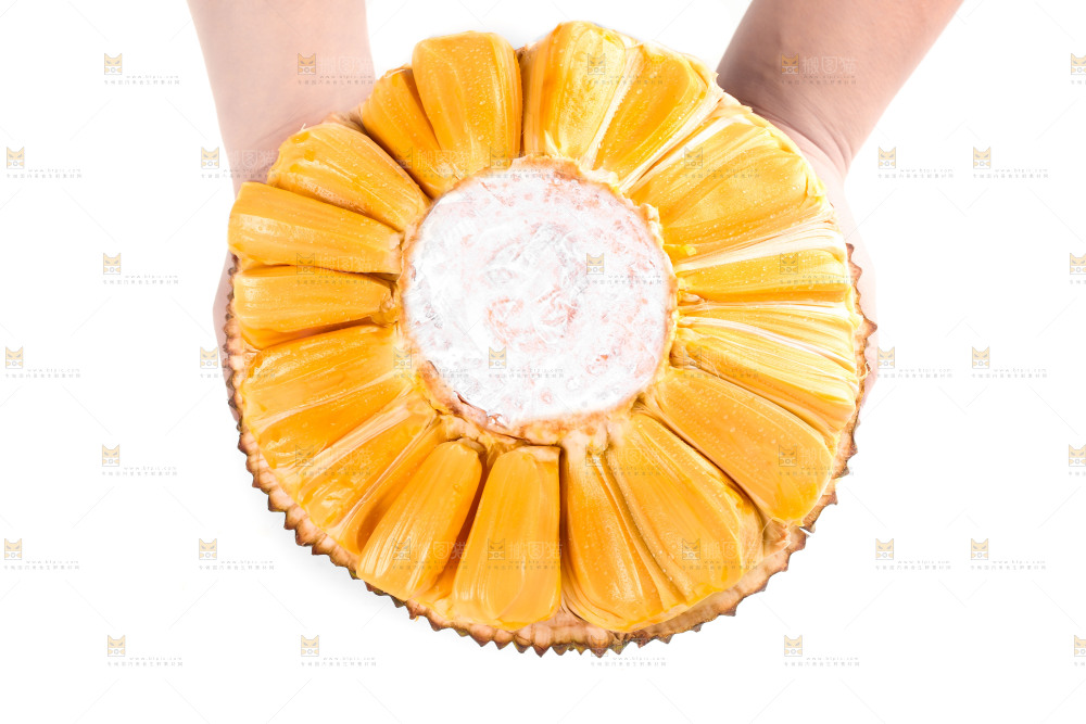 碟子里装着越南菠萝蜜