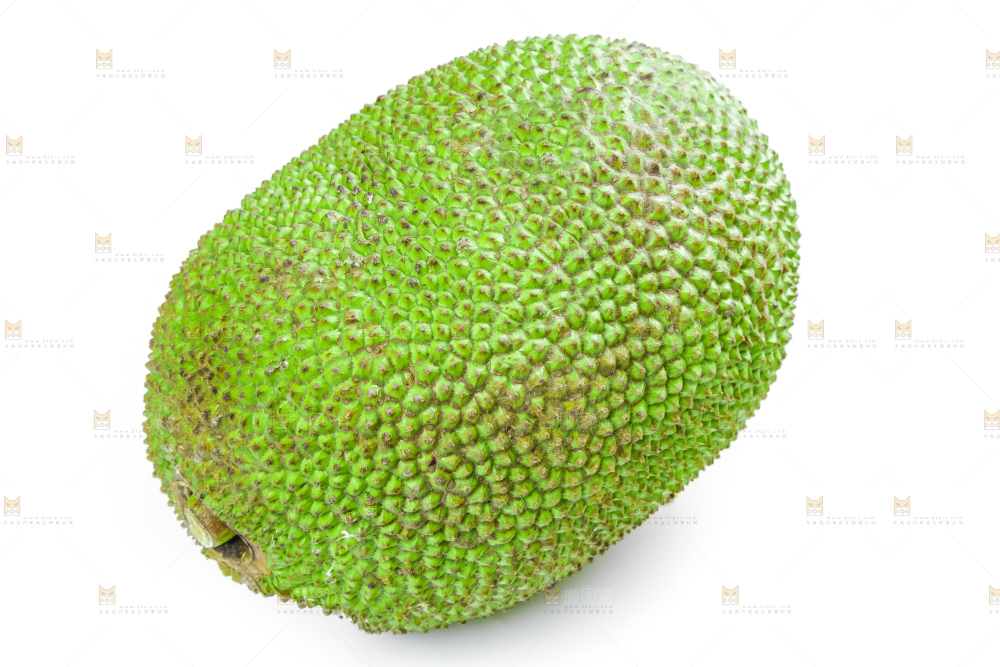 白底上放着海南红肉菠萝蜜
