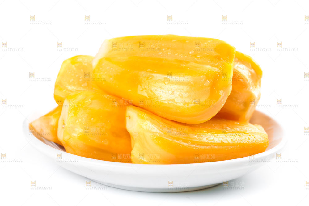 碟子里装着越南菠萝蜜