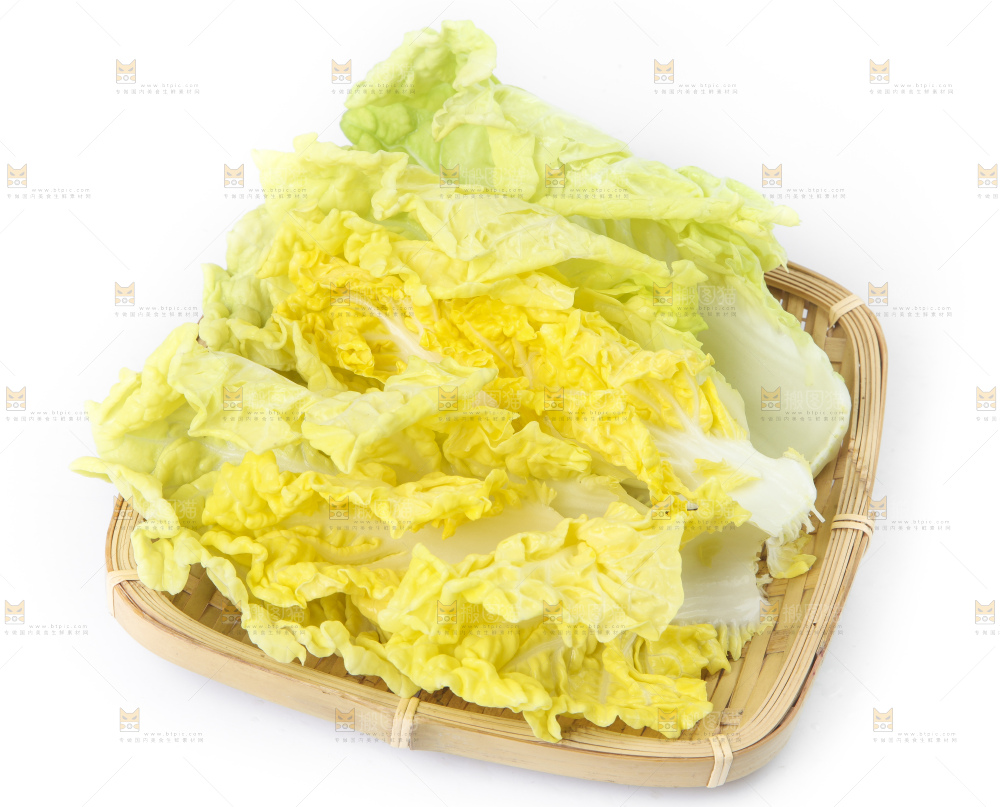 篮子里装着白菜