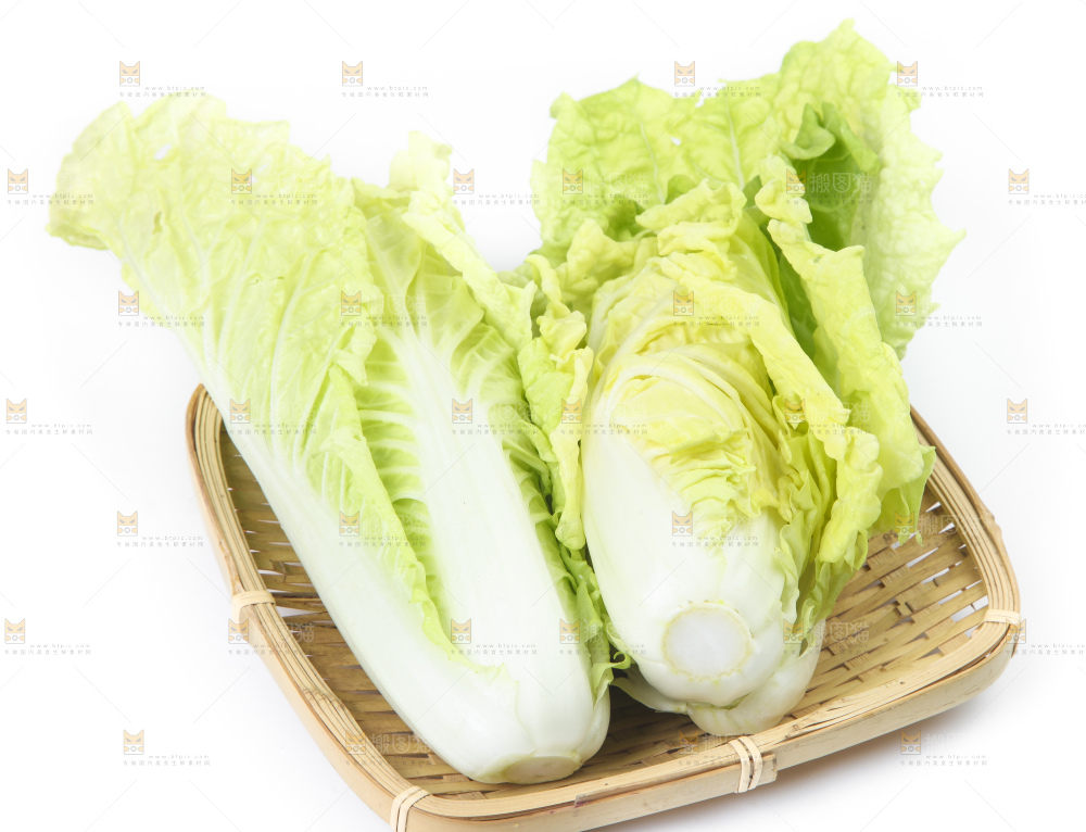 篮子里装着白菜