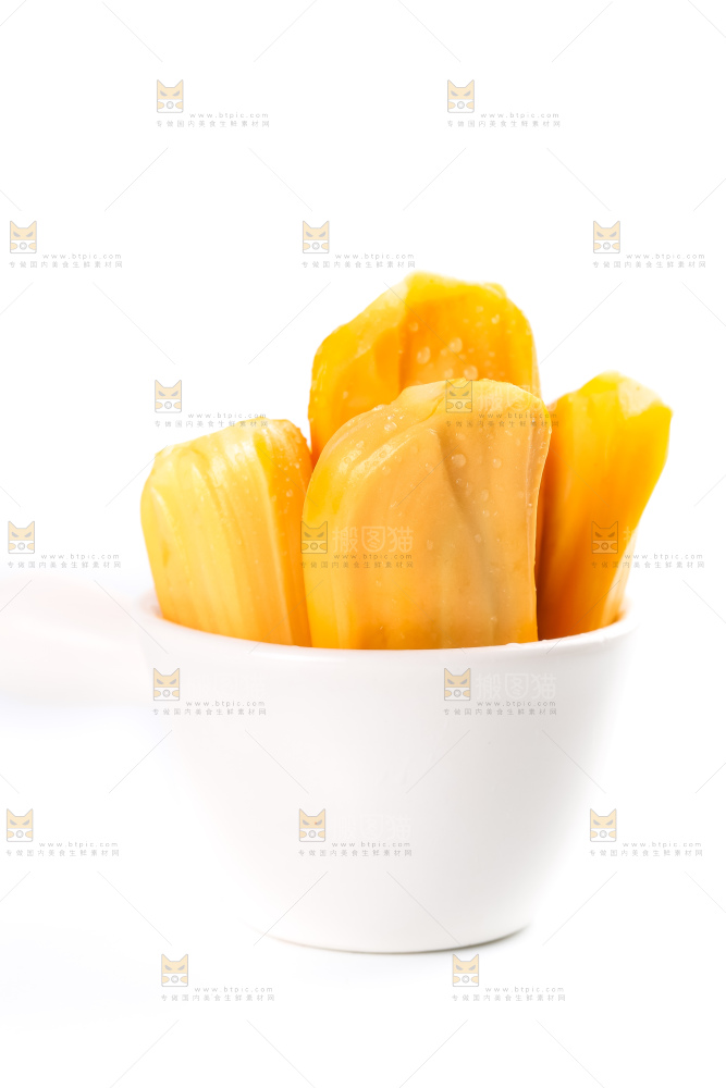碟子里装着越南菠萝蜜