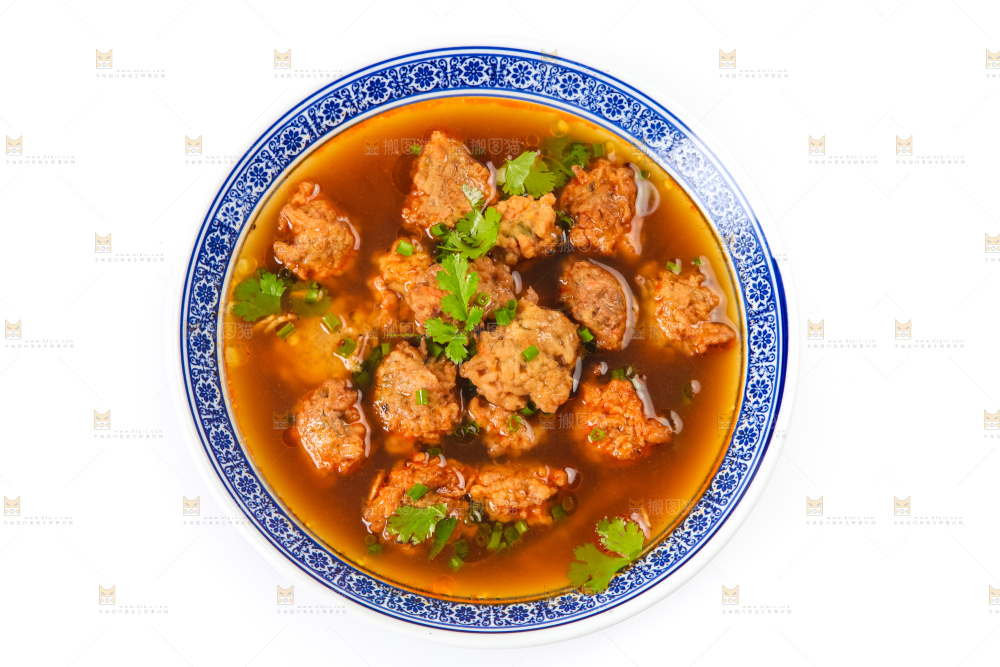 碗里的红烧豆圆子