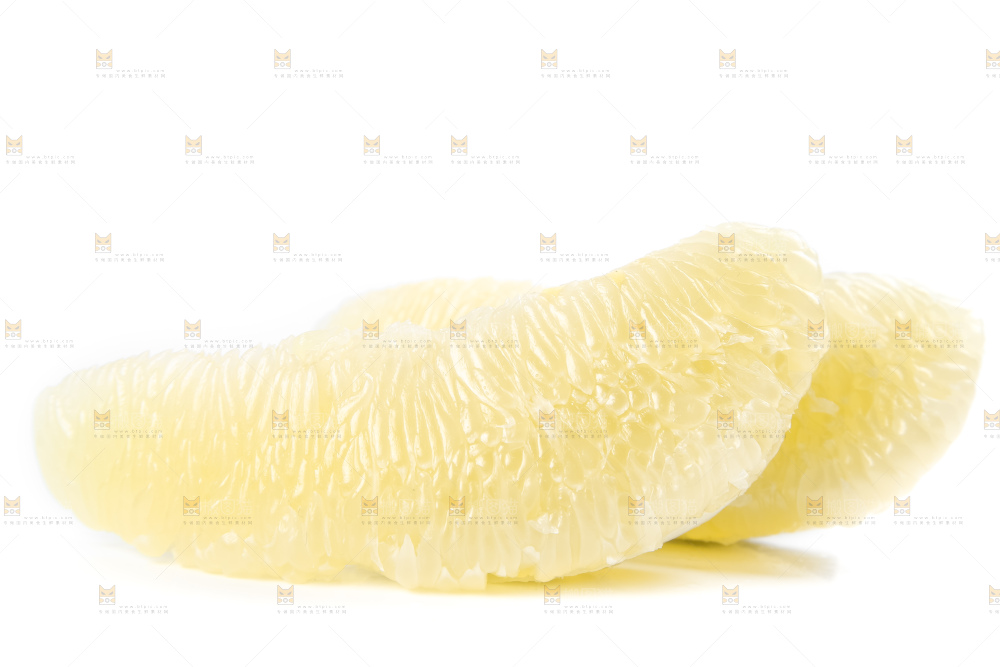 白底上的平和白心蜜柚