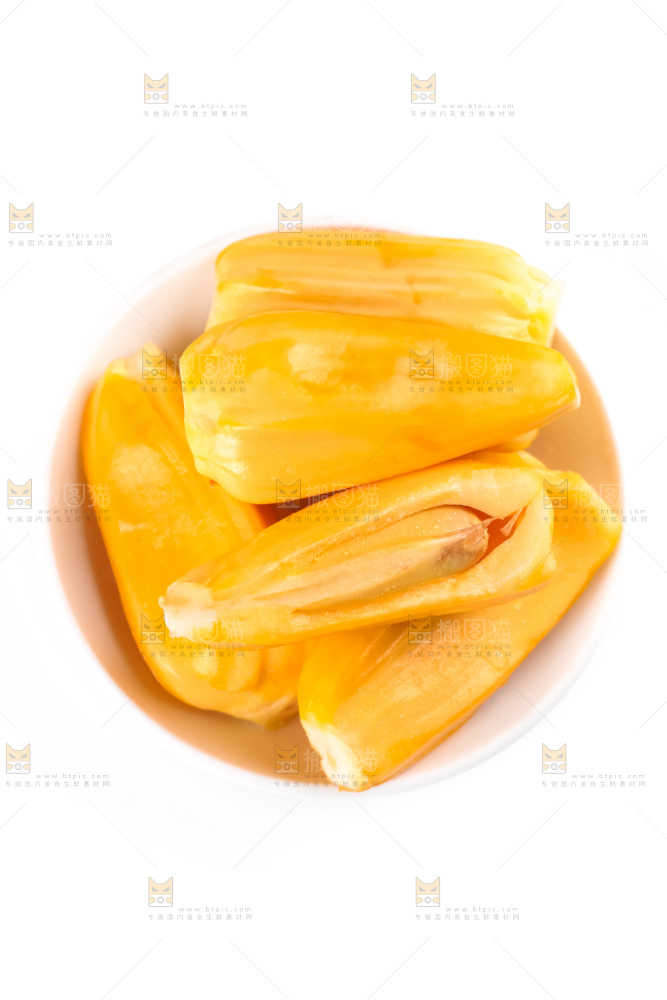 碟子里装着越南菠萝蜜