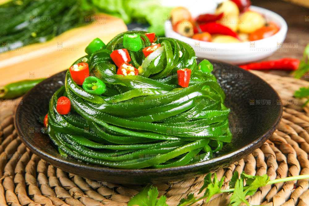 盘子里的荣成海带丝