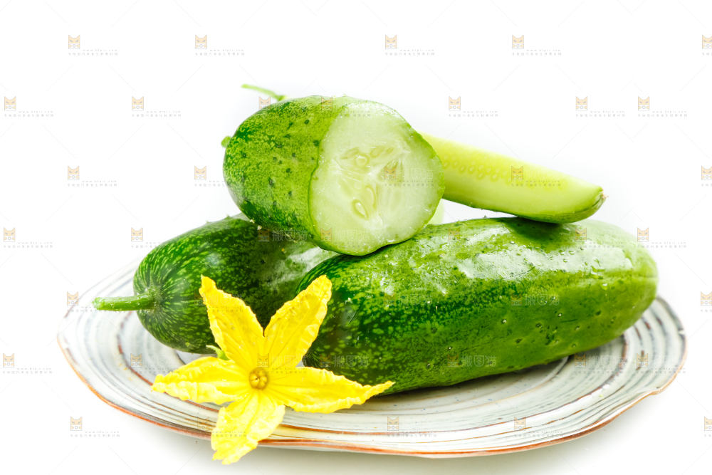 盘子里的东北旱黄瓜
