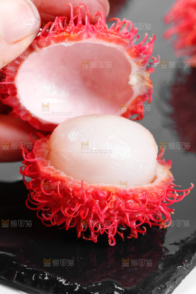 深底上的海南红毛丹