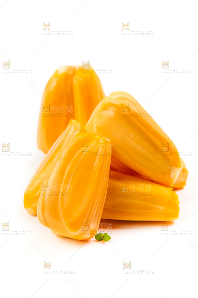 白底上放着越南红心菠萝蜜