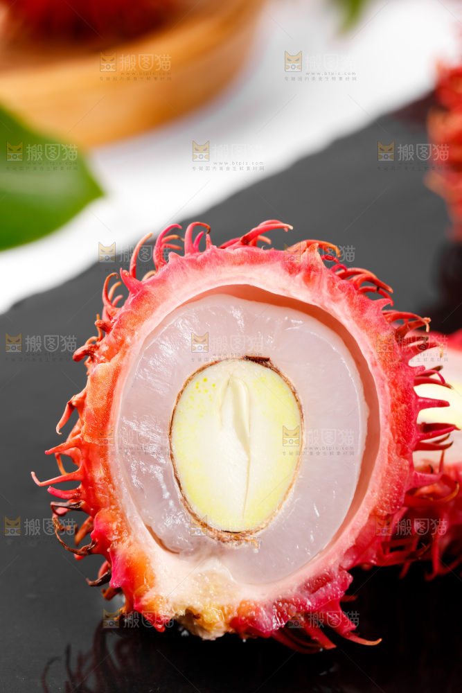 深底上的海南红毛丹