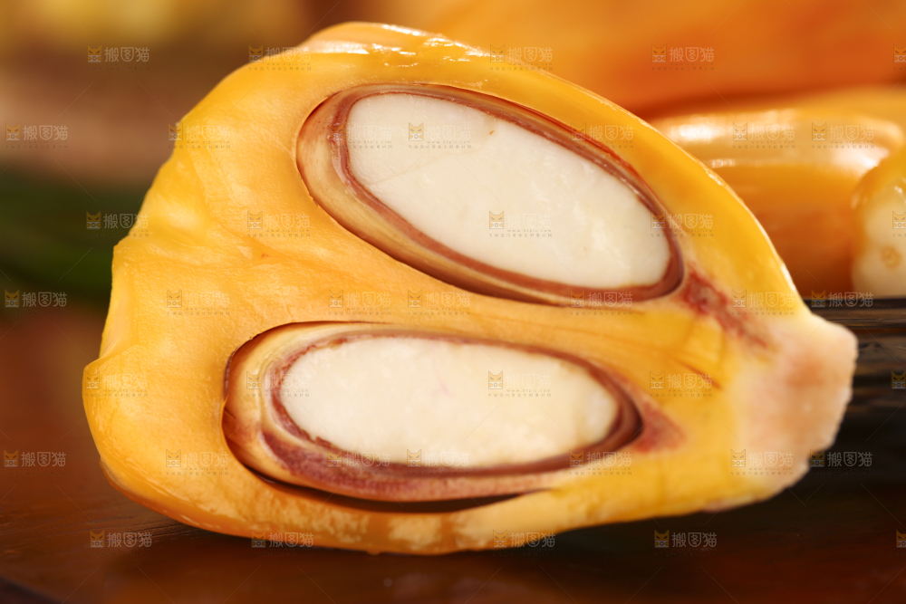 深底上的海南红肉菠萝蜜