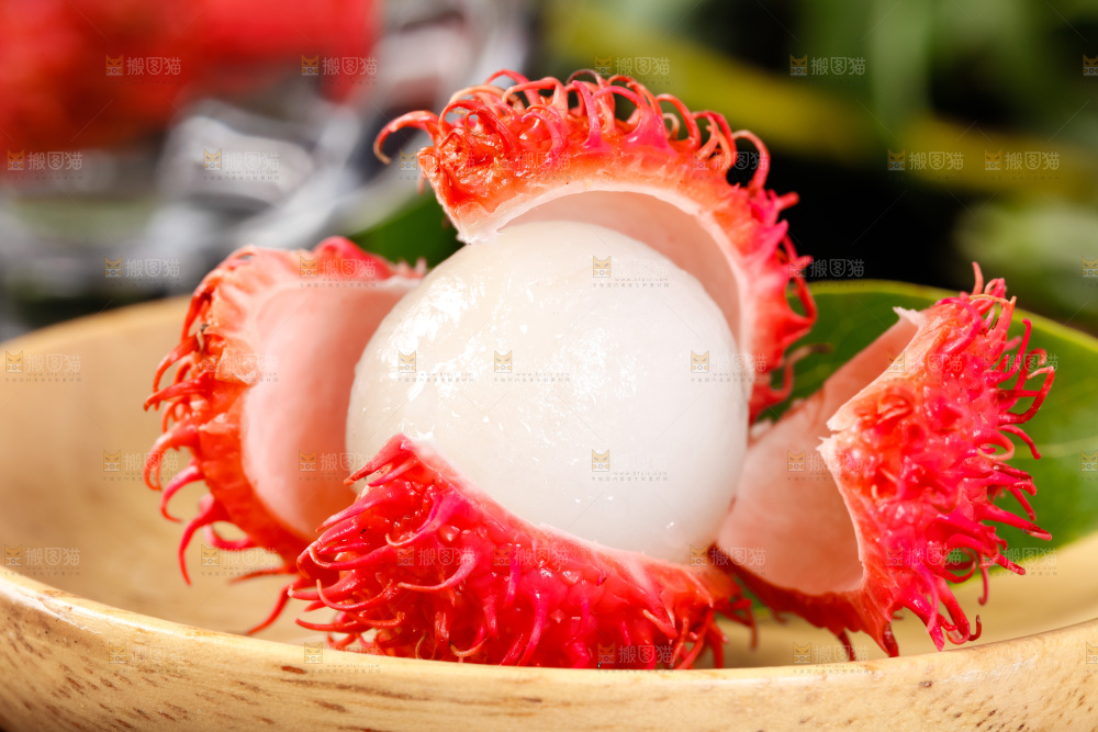 深底上的海南红毛丹