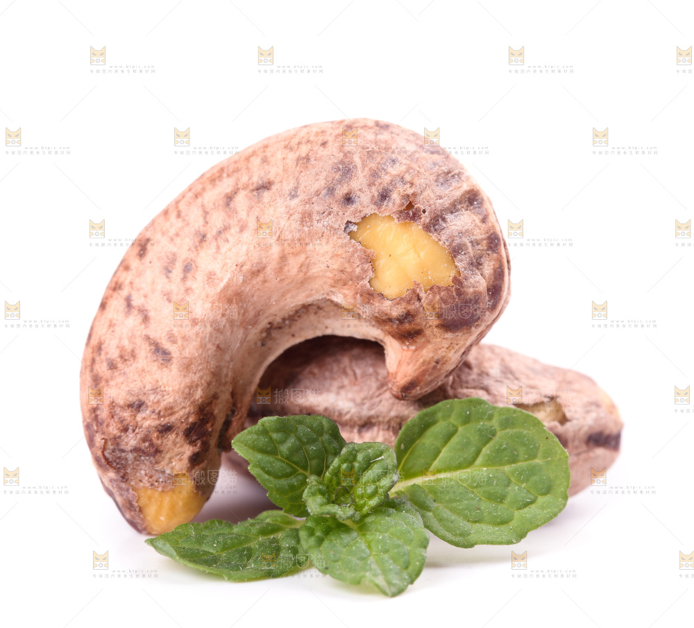 白底上的越南腰果