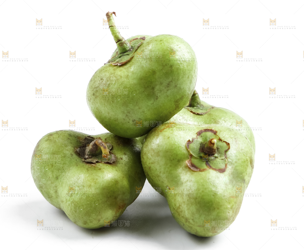 白底上的茶叶果