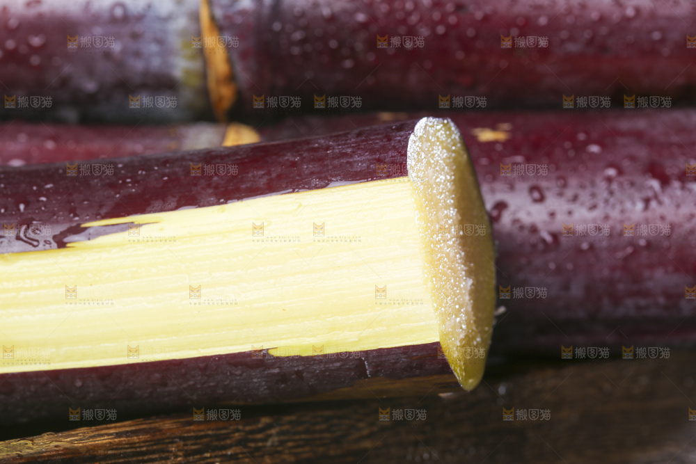 深底上的广西黑皮甘蔗