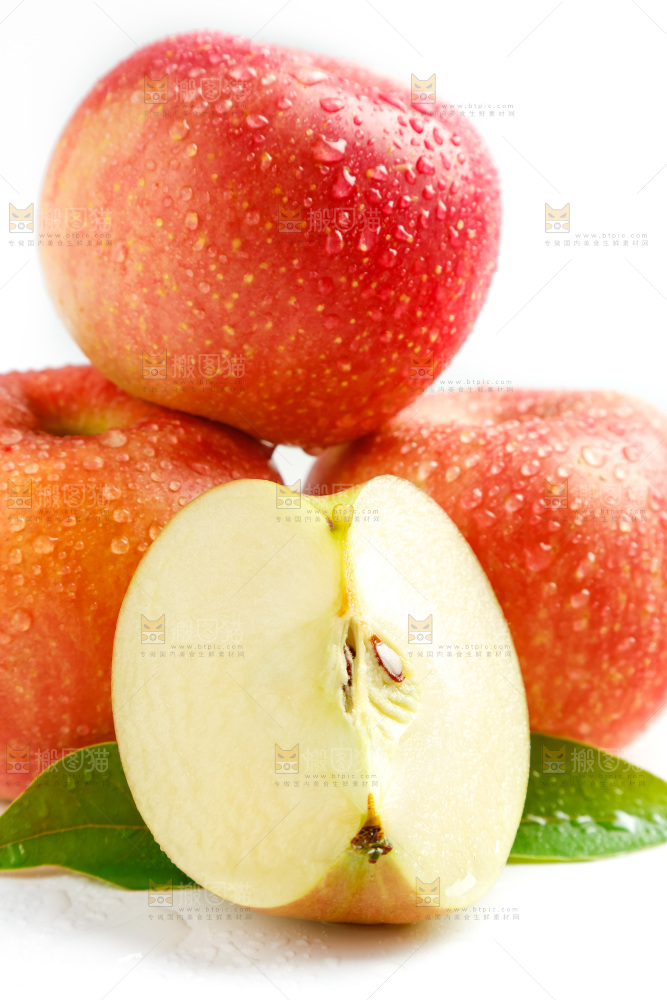 白底上的陕西红富士