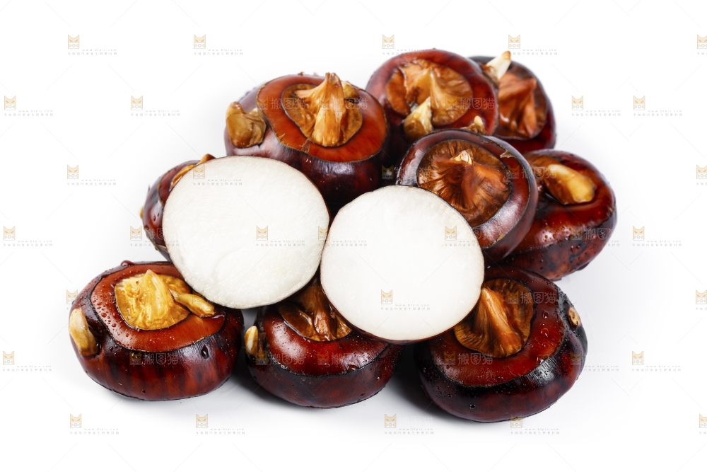 白底上放着广西马蹄