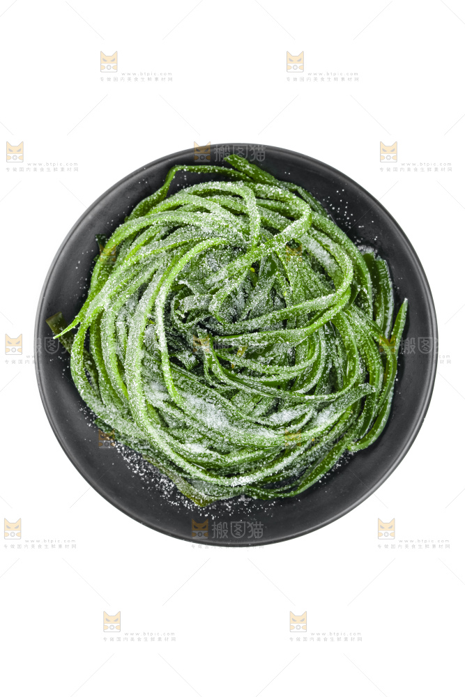 白格子上的海带丝