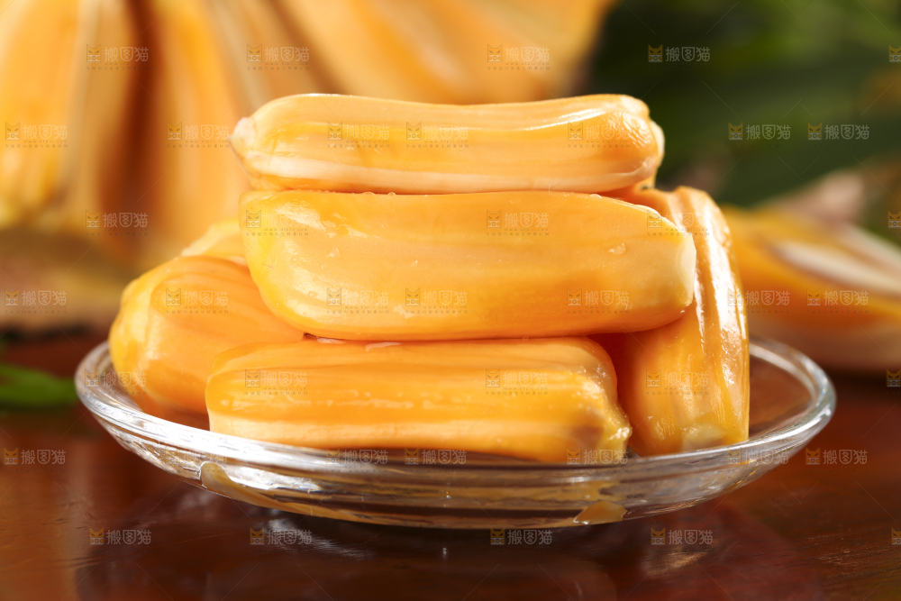 深底上的海南红肉菠萝蜜