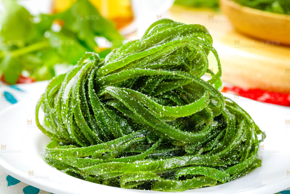 花布底上的山东海带丝