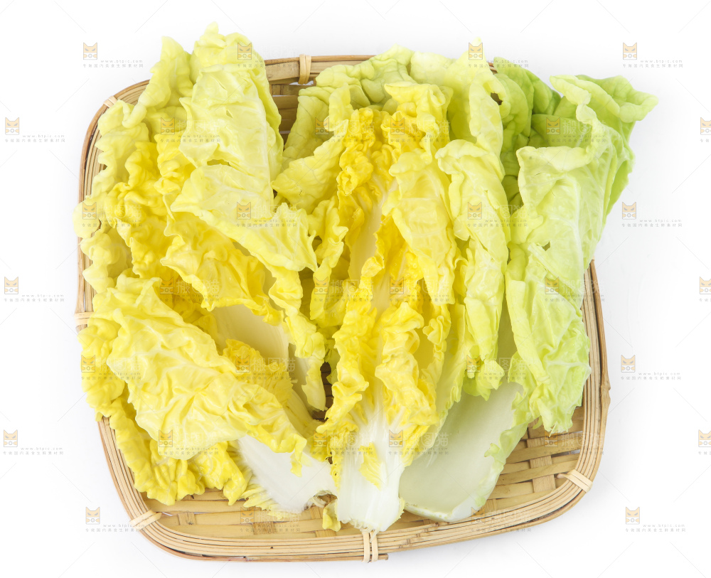 篮子里装着白菜